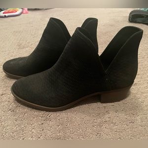 Black lucky booties